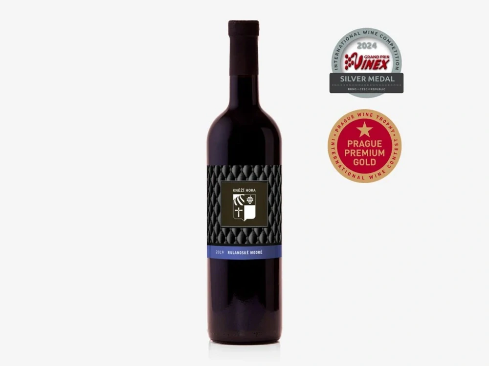 Rulandské Modré, 2019, pozdní sběr, suché, Kněží hora, 0,75l