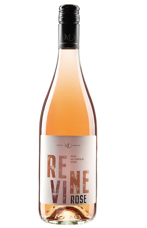 Revine ROSÉ, polosladké, nealkoholické víno, jemně perlivé, Michlovský, 0,75l