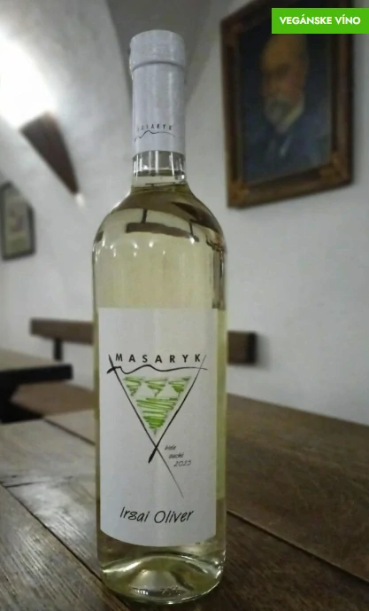 Irsai Oliver, 2025, jakostní víno, suché, Masaryk, 0,75l