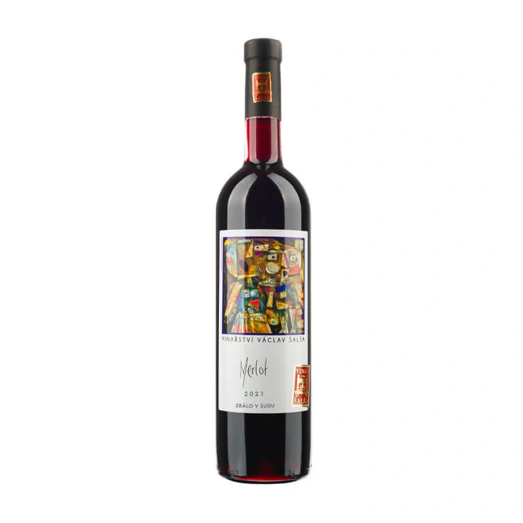 Merlot, 2021, MZV, polosuché, Šalša, 0,75l
