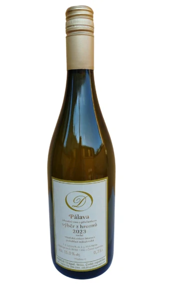 Pálava, 2023, výběr z hroznů, Drápal, 0,75l