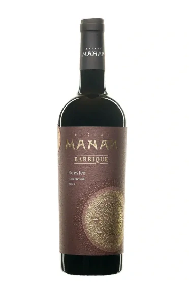Roesler, 2021, výběr z hroznů, BARRIGUE, suché, Maňák, 0,75l