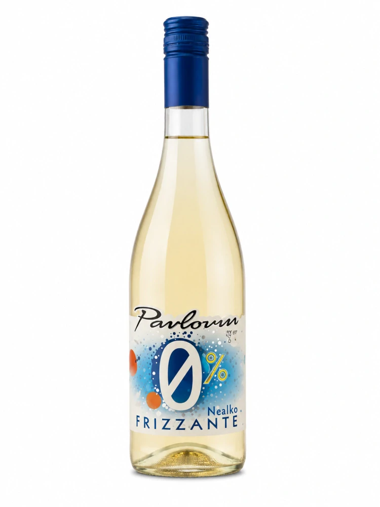 Frizzante Nealkoholické, polosladké, Pavlovín, 0,75l