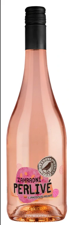 Perlivá jahoda, polosladké, Zahradní vinařství, 0,75l