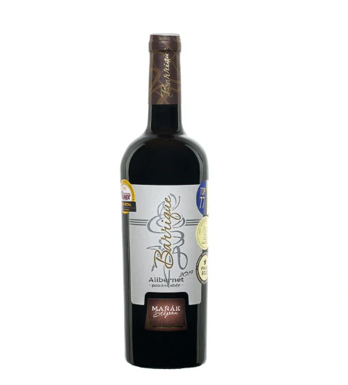 Alibernet, 2020, pozdní sběr, suché, BARRIQUE, Maňák, 0,75l