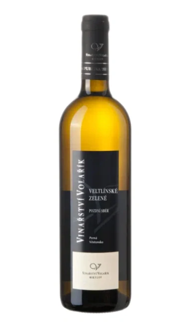 Veltlínské zelené, 2024, výběr z bobulí, sladké, Volařík, 0,75l
