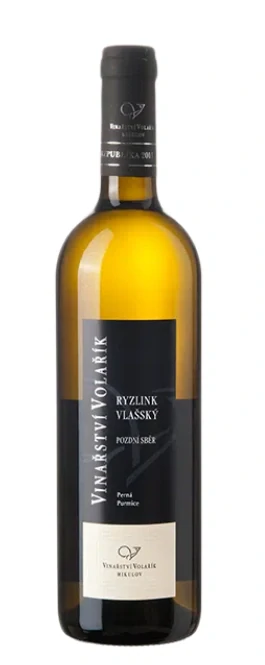 Ryzlink vlašský, 2024, výběr z hroznů, polosuché, Volařík, 0,75l