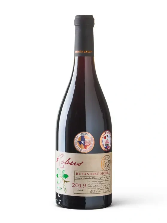 Rulandské modré, 2019, výběr z hroznů, suché, Znovín, 0,75l