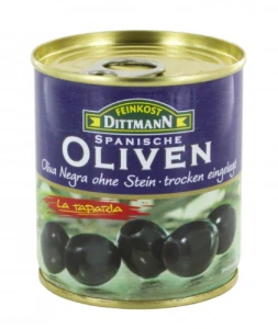 Černé olivy 85g