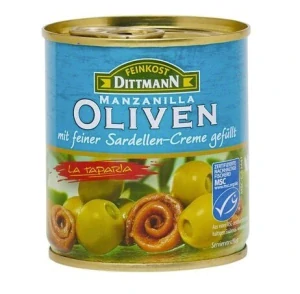 Olivy se sardelovou pastou 85g