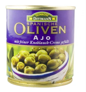 Olivy s česnekovým krémem 85g