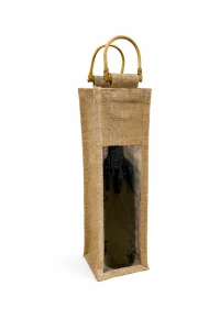 Jutová taška na 1 lahev