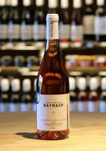 Cabernet Sauvignon rosé, 2021, pozdní sběr, polosuché, Baynach, 0,75l