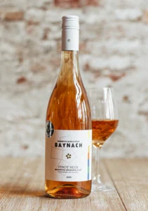 Pinot Noir Rosé 2022, pozdní sběr, suché, Baynach, 0,75l