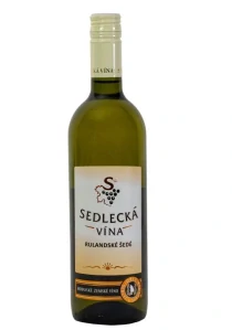 Rulandské šedé, 2024, MZV, polosuché, Sedlec, 0,75l