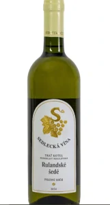 Rulandské šedé, 2025, pozdní sběr, polosuché, Sedlec, 0,75l