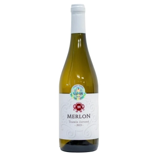 Tramín červený, 2023, výběr z hroznů, polosuché, fresh, Merlon, 0,75l