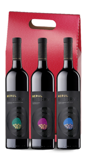 Dárkové balení Merul Reserva 3 ks, barrique, Rumelia (dárkové balení)