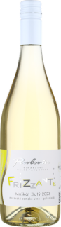 Frizzante Muškát žlutý - polosladké, 2024, frizzante zemské, polosladké, Pavlovín, 750 ml