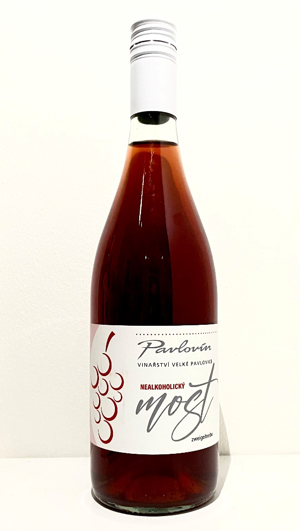 Mošt Zweigeltrebe rosé, 2022, sladké, Pavlovín, 0,75l