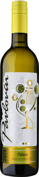 Pálava, 2024, zemské, polosladké, Pavlovín, 750 ml