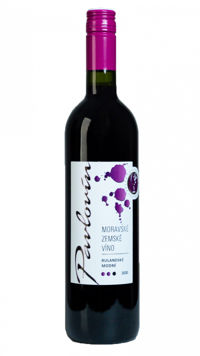 Rulandské modré, 2023, zemské, suché, Pavlovín, 750 ml