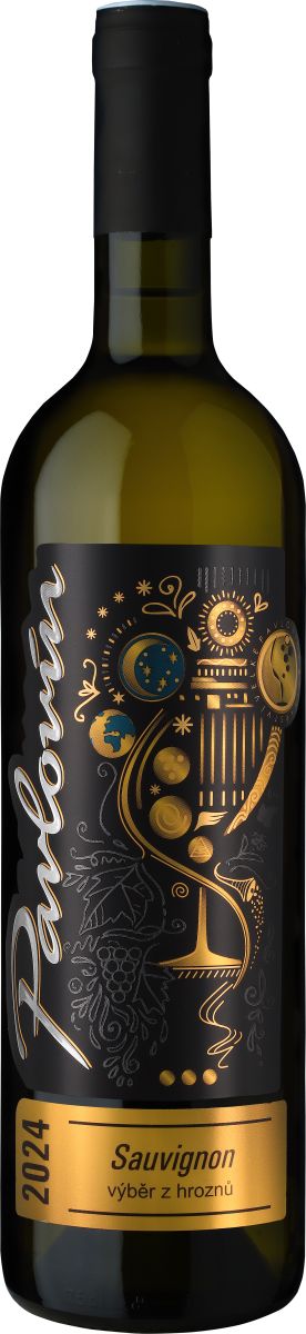 Sauvignon, 2024, výběr z hroznů, polosuché, Pavlovín, 0,75l