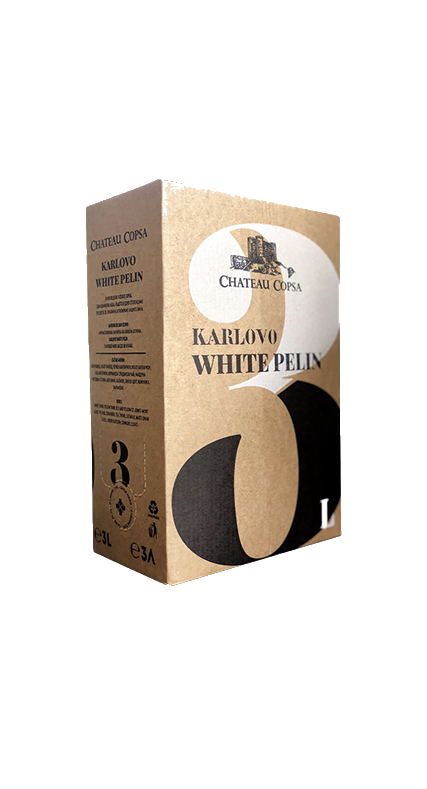 White Pelin BiB 3 l, 2022, Chateau Copsa, 3 l (bag in box)