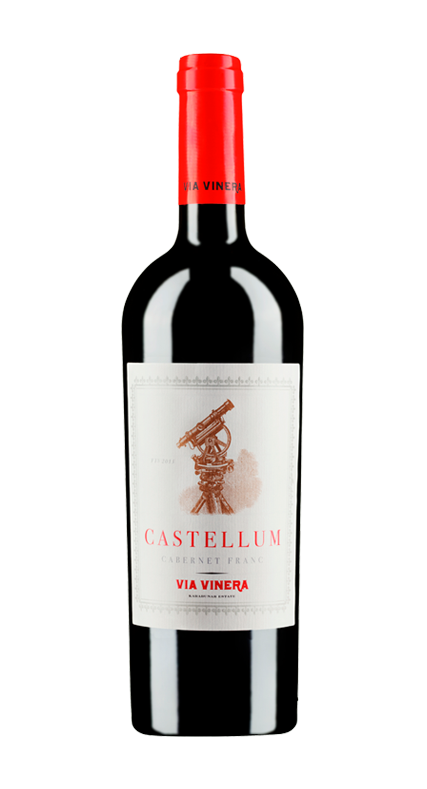 CASTELLUM Cabernet Franc, 2017, suché, Via Vinera, 0,75l