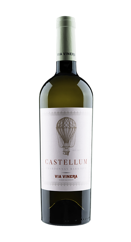 CASTELLUM Chardonnay barrique, 2017, suché, Via Vinera, 0,75l