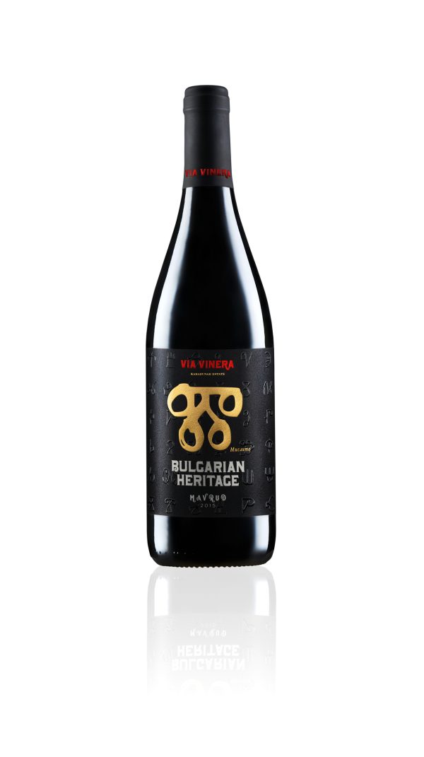 HERITAGE Mavrud, 2019, suché, Via Vinera, 750 ml